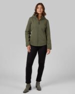 WOMEN'S SOFT TECH DOWN HOODED JACKET